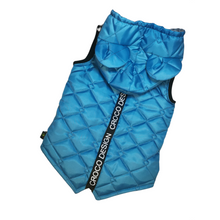 Load image into Gallery viewer, Quilted vest blue
